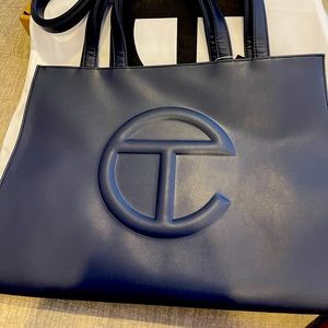 Medium Navy Telfar bag